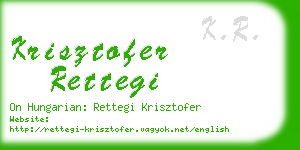 krisztofer rettegi business card